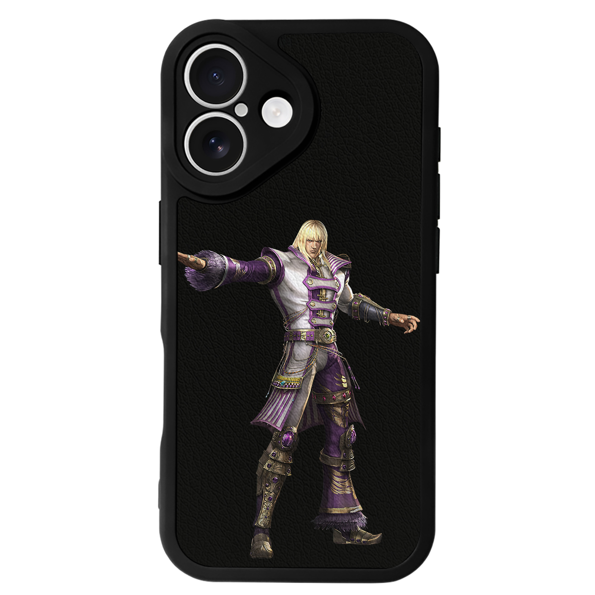 （画像用） 北斗の拳 Fist of the North Star 【iPhone 16シリーズ対応】シリコンスマホケース（レザー調） 材質：シリコン